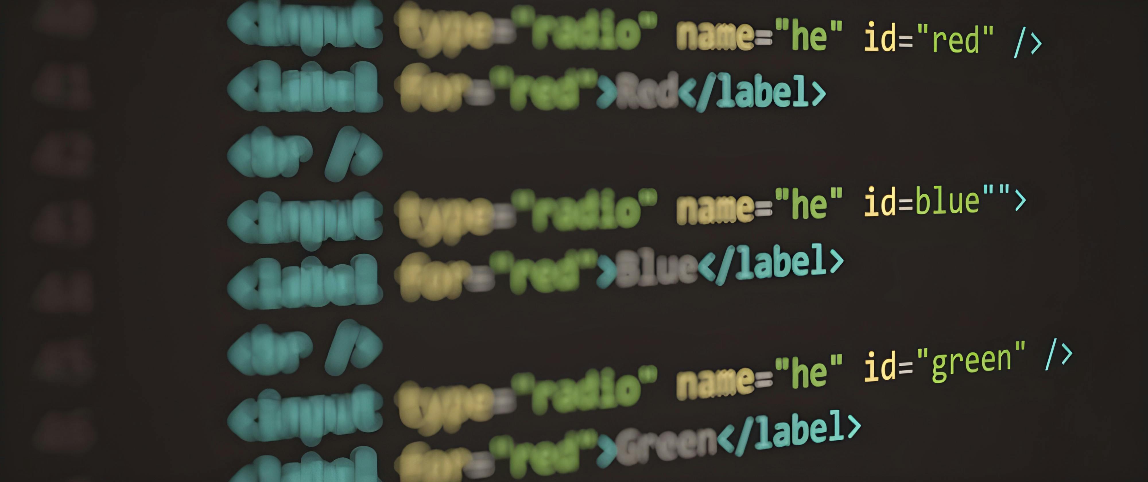 Photo of coding websit